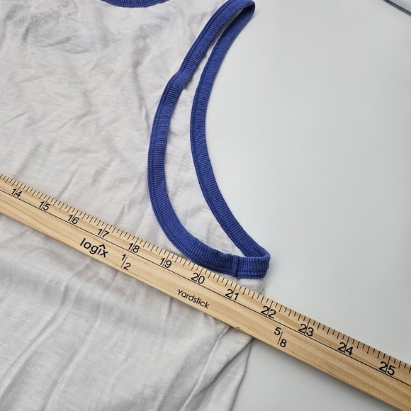 Disney Walt World Castle Tank Top Rainbow Logo Blue Trim Adult XL - Picture 5 of 6